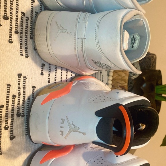 2 Pairs of Air Jordans Sz 13 Jordan 1 & Jordan 6 Infrared - Picture 4 of 6